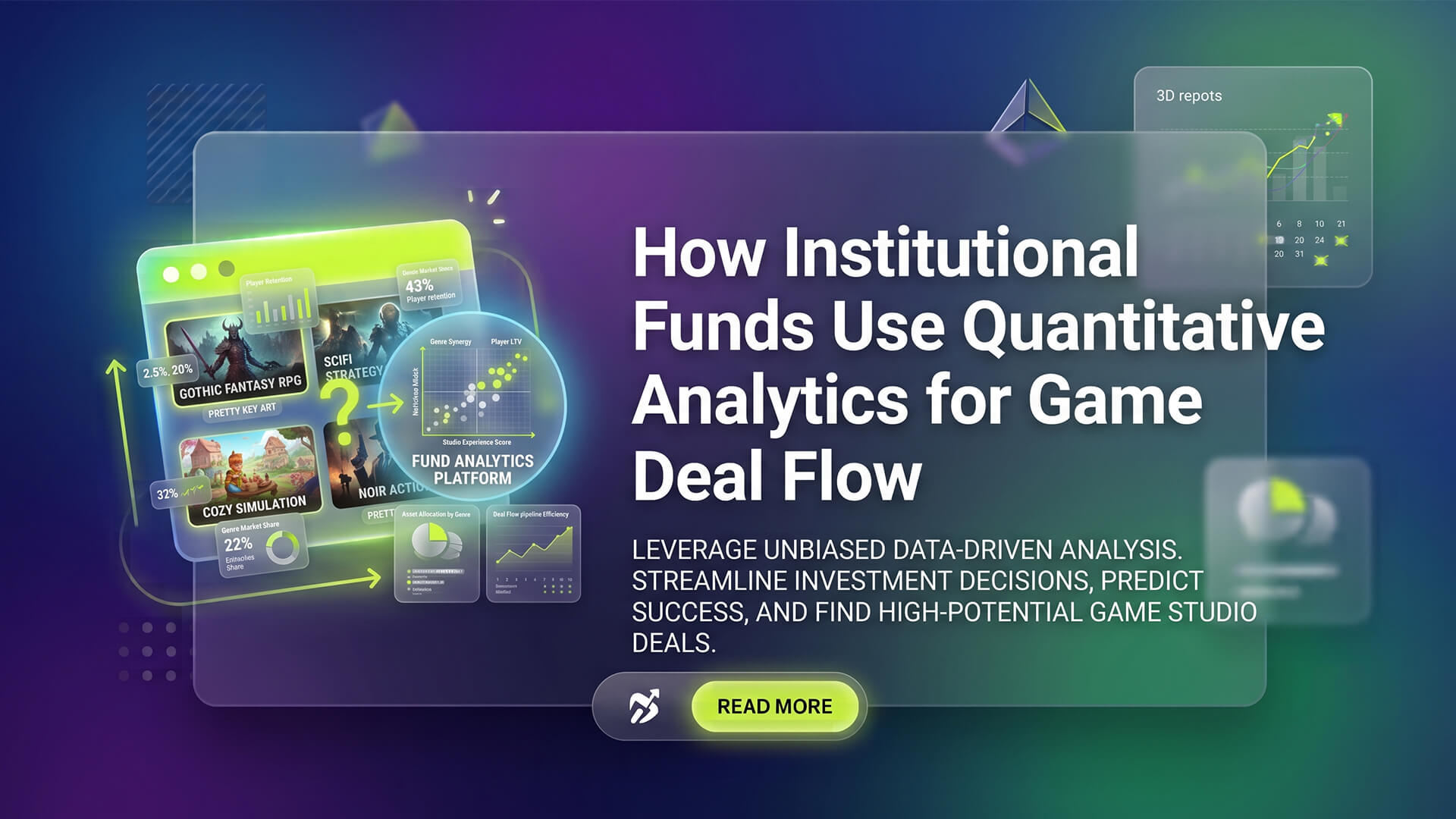 How Institutional Funds Use Quantitative Analytics for Game Deal Flow